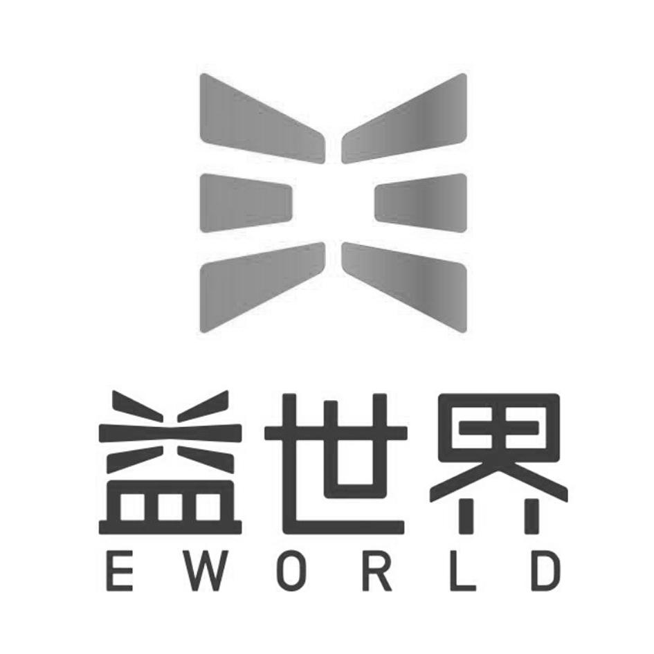 商标文字益世界 eworld商标注册号 50576077,商标申请人上海益世界