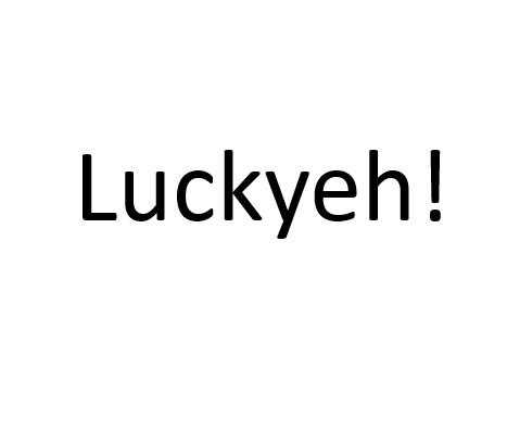 商标文字luckyeh!