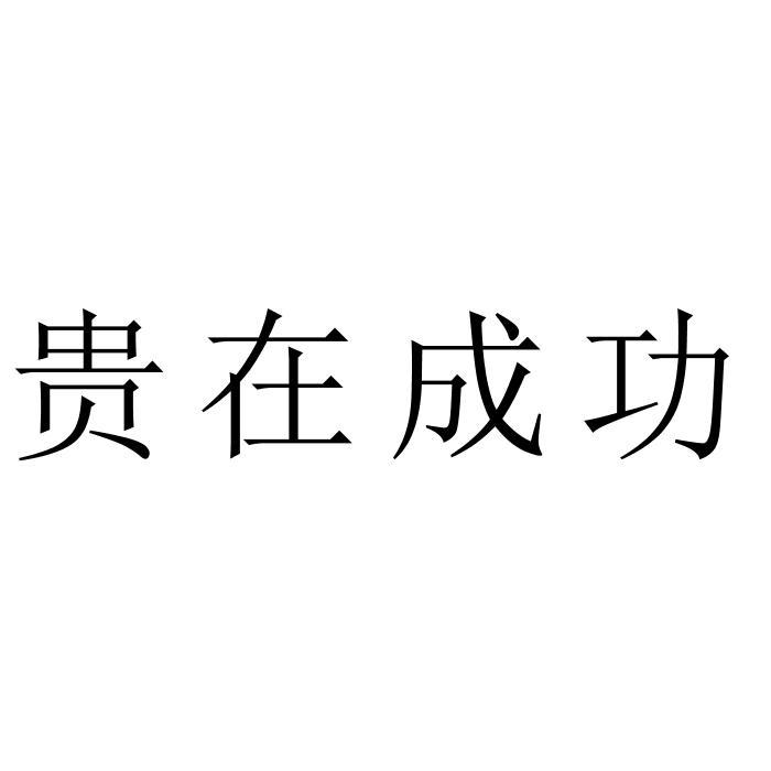 商标文字贵在成功商标注册号 45902724,商标申请人付