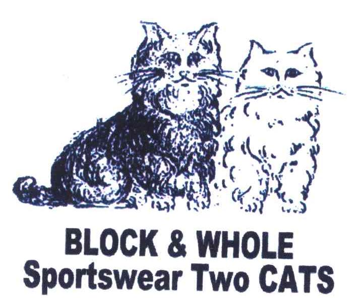 商标名称BLOCK&WHOLE SPORTSWEAR TWO CATS商标注册号 5802790、商标申请人林志龙R的商标详情 - 标库网商标查询