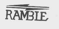 商标名称RAMBLE商标注册号 1174710、商标申请人北京喜加宝贸易有限责任公司的商标详情 - 标库网商标查询