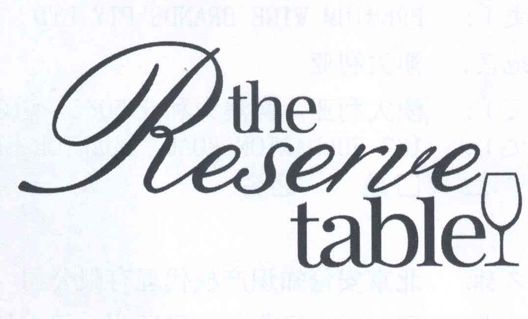 商标名称THE RESERVE TABLE商标注册号 12899906、商标申请人保乐力加酿酒师有限公司的商标详情 - 标库网商标查询