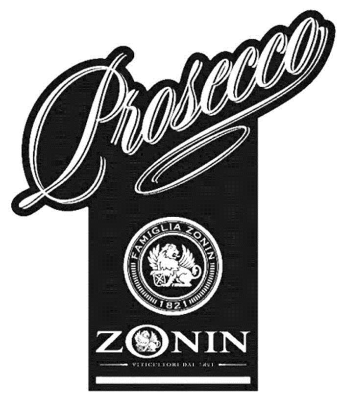 商标名称PROSECCO FAMIGLIA ZONIN ZONIN VITICULTORI DAL 1821商标注册号 G1153181、商标申请人CASA VINICOLA ZONIN S.P.A.的商标详情 - 标库网商标查询
