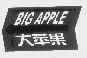 商标名称大苹果   BIGAPPLE商标注册号 1357249、商标申请人江芝英的商标详情 - 标库网商标查询