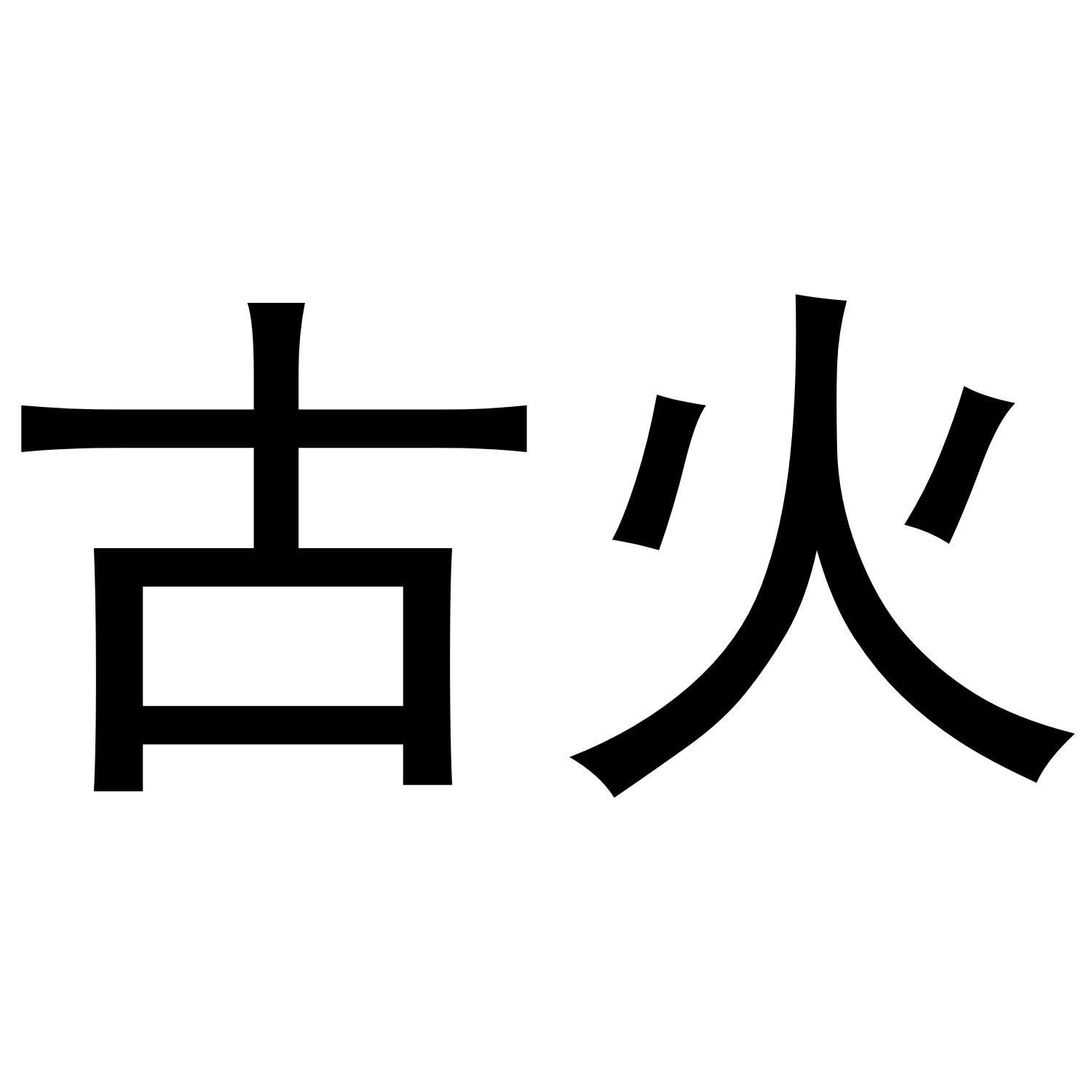 商标文字古火商标注册号 38245418,商标申请人上海季南实业有限公司的