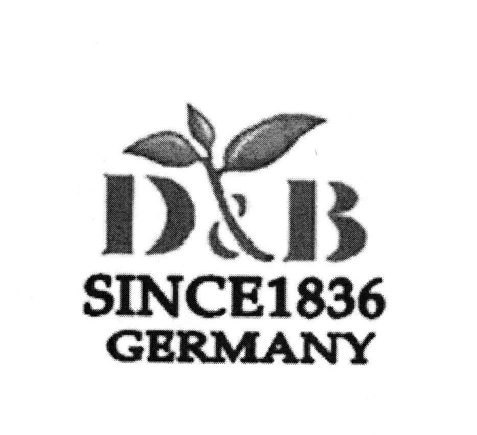商标名称D&B SINCE 1836 GERMANY商标注册号 10423995、商标申请人广州和途酒店用品有限公司的商标详情 - 标库网商标查询