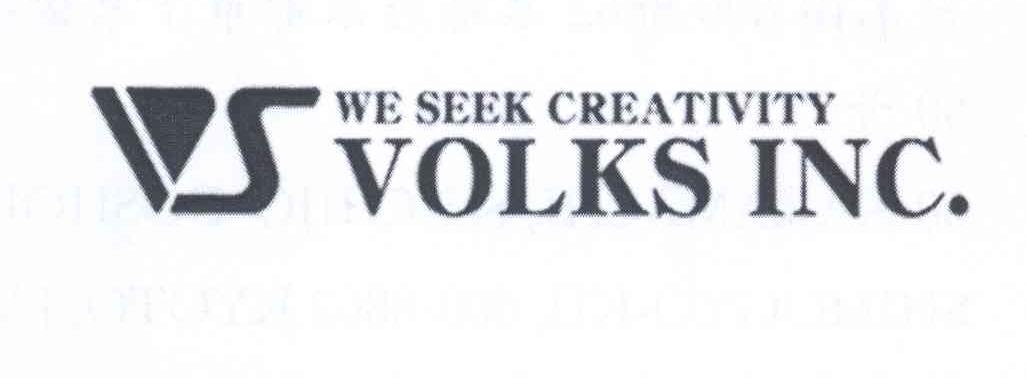 商标名称VOLKS INC.WE SEEK CREATIVITY VS商标注册号 12788455、商标申请人人人有限公司的商标详情 - 标库网商标查询