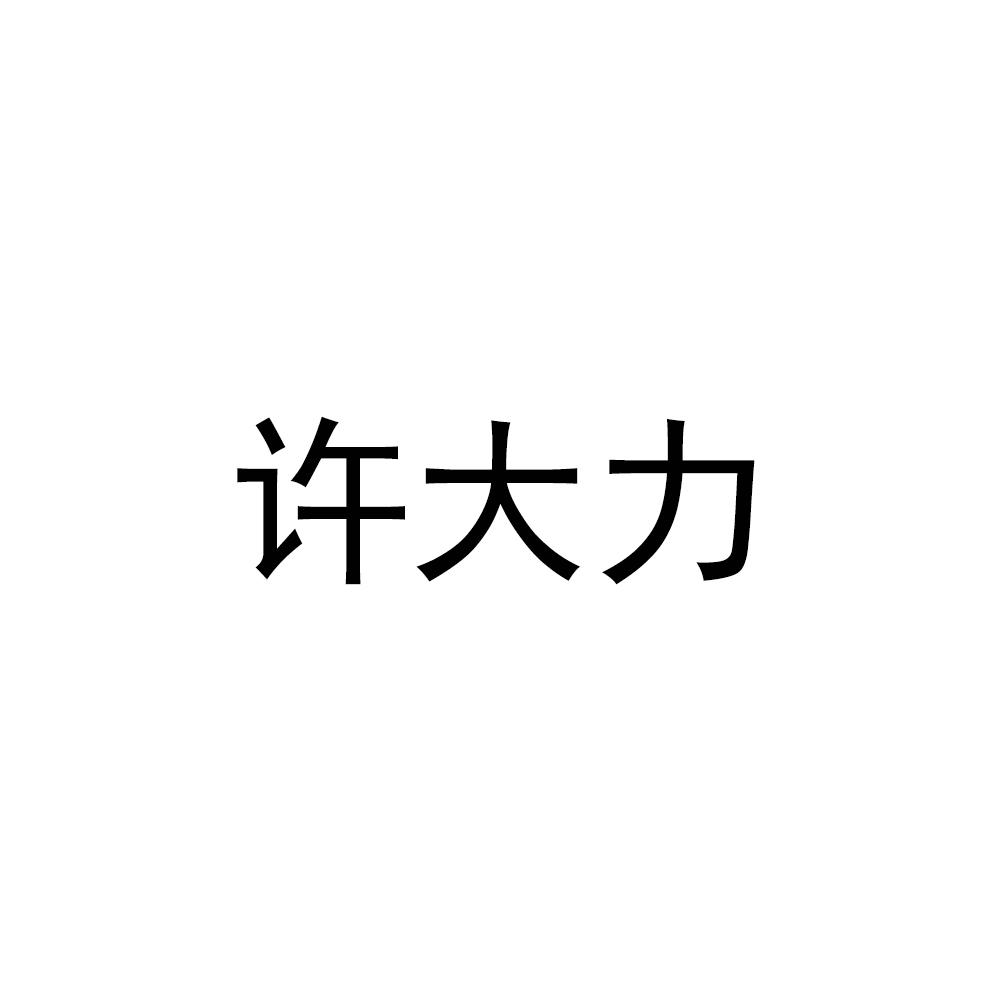 商标文字许大力商标注册号 57147665,商标申请人长沙普花花文化传媒