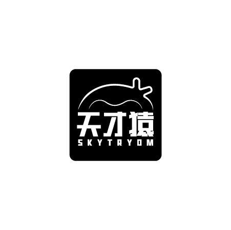 商标文字天才猿 skytryom商标注册号 57686756,商标申请人揭繁的商标