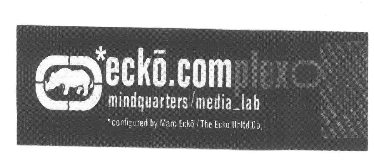 商标名称ECKO COMPLEXO;MINDQUARTERS MEDIA LAB;CONFIGURED BY MARC ECKO THE ECKO UNLTD CO商标注册号 3927319、商标申请人顺达有限责任公司的商标详情 - 标库网商标查询