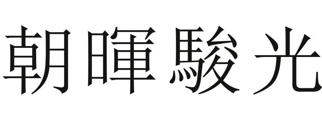 商标文字朝晖骏光商标注册号 10439153,商标申请人骏光货运有限公司的