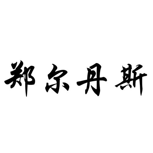 商标文字郑尔丹斯商标注册号 58187708,商标申请人郴州市依部落服饰