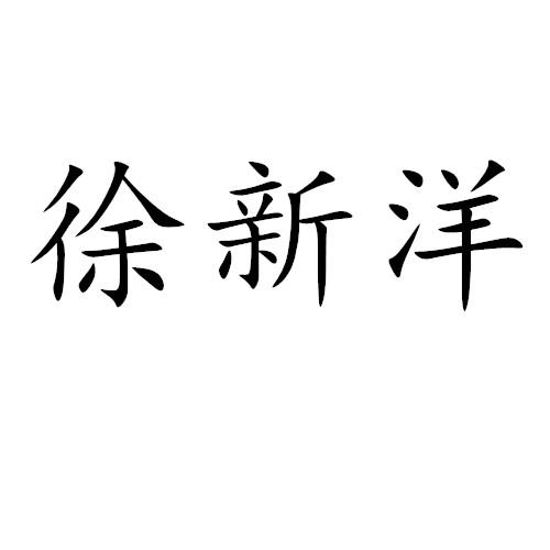 商标文字徐新洋商标注册号 47309944,商标申请人徐启