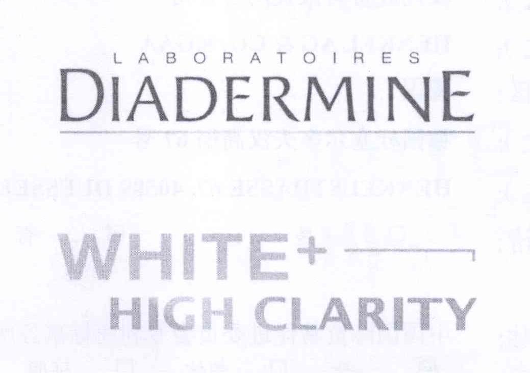 商标名称LABORATOIRES DIADERMINE WHITE+HIGH CLARITY商标注册号 13760818、商标申请人汉高股份有限及两合公司的商标详情 - 标库网商标查询