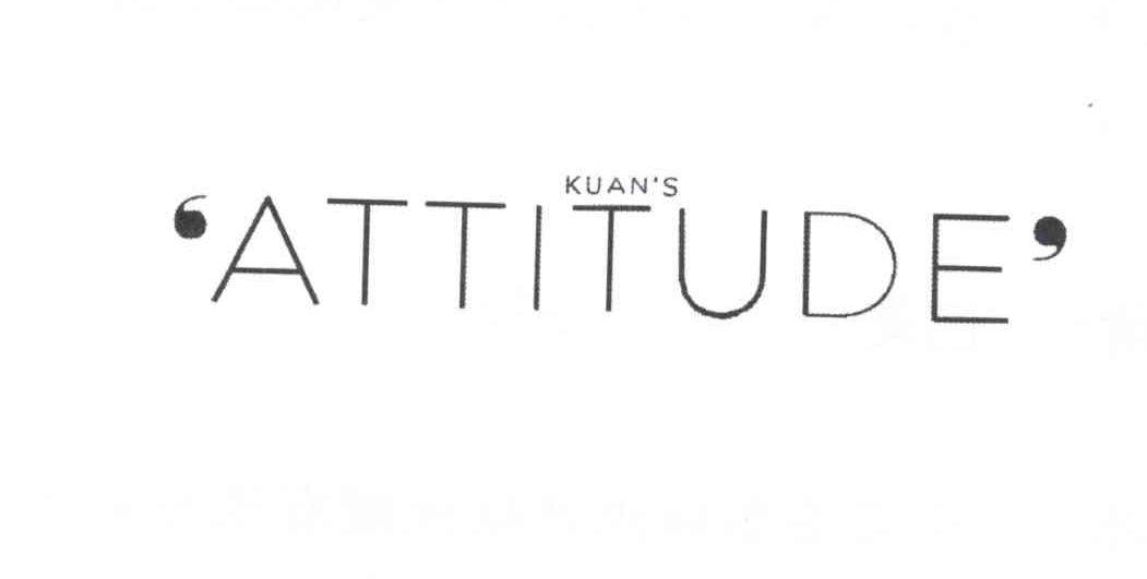 商标名称KUAN'S ATTITUDE商标注册号 12618833、商标申请人宽庭美学股份有限公司的商标详情 - 标库网商标查询
