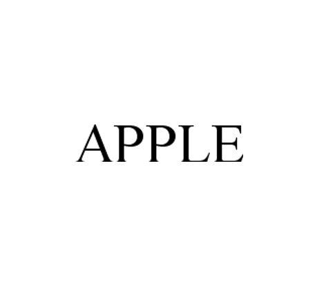 APPLE商标标样