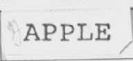 APPLE商标标样