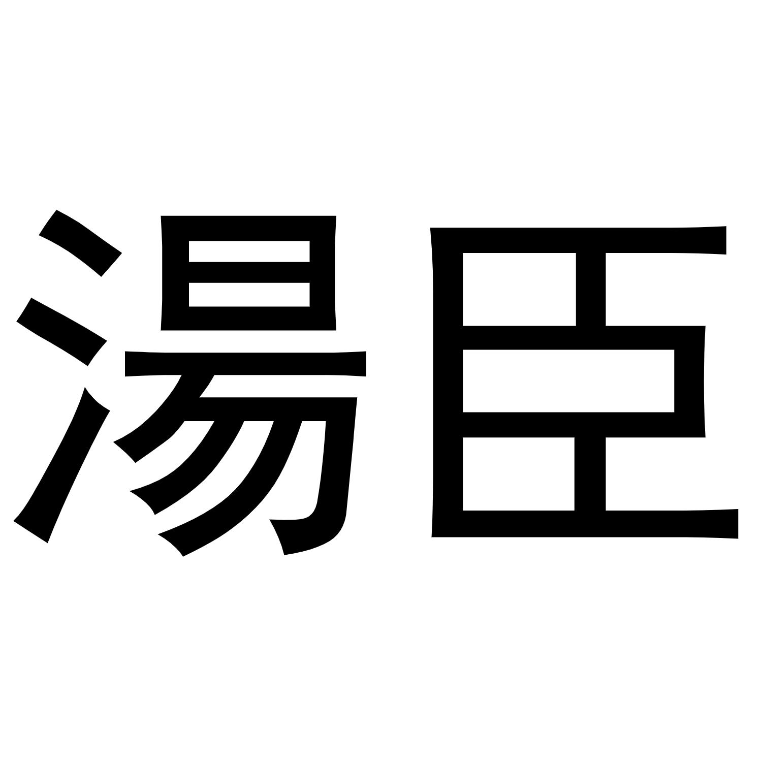 商标文字汤臣商标注册号 48695177,商标申请人松溪县地平线贸易有限