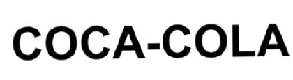 COCA-COLA商标标样