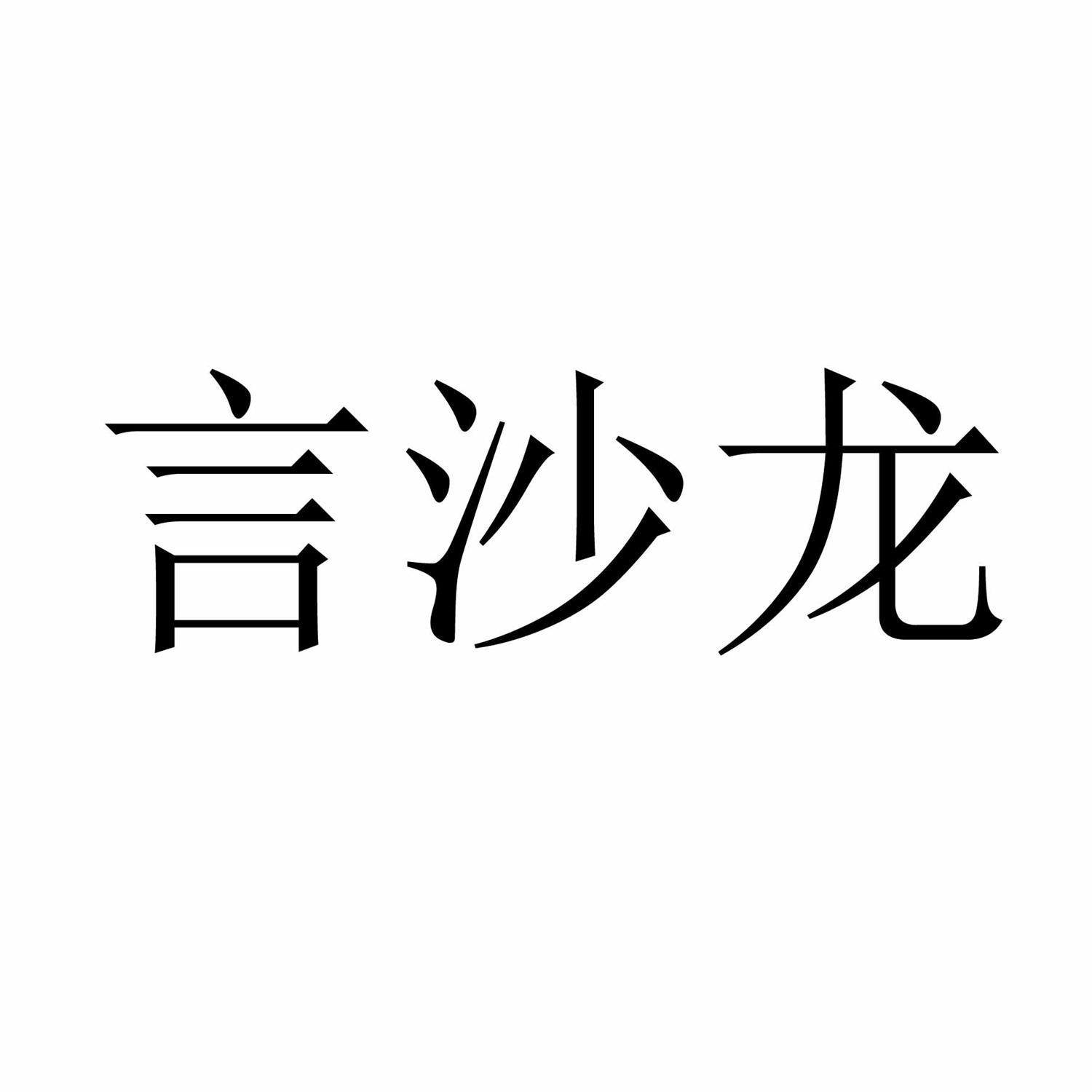 商标文字言沙龙商标注册号 57426896,商标申请人安徽韩概美容美发管理