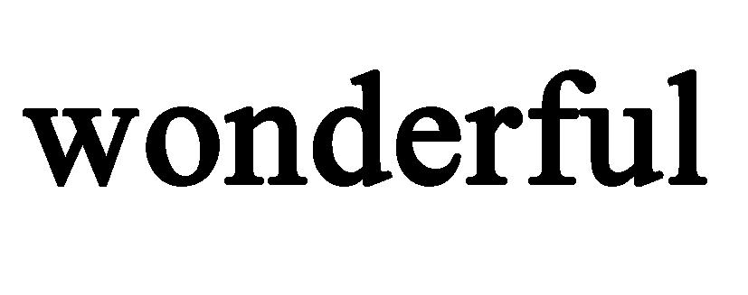 商标文字wonderful商标注册号 58000441,商标申请人东莞市万特美家