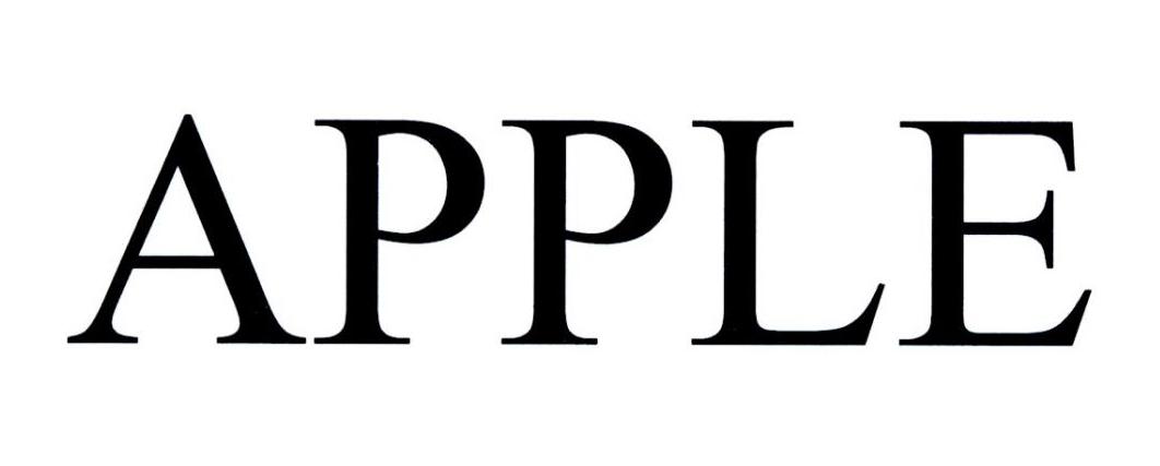 APPLE商标标样