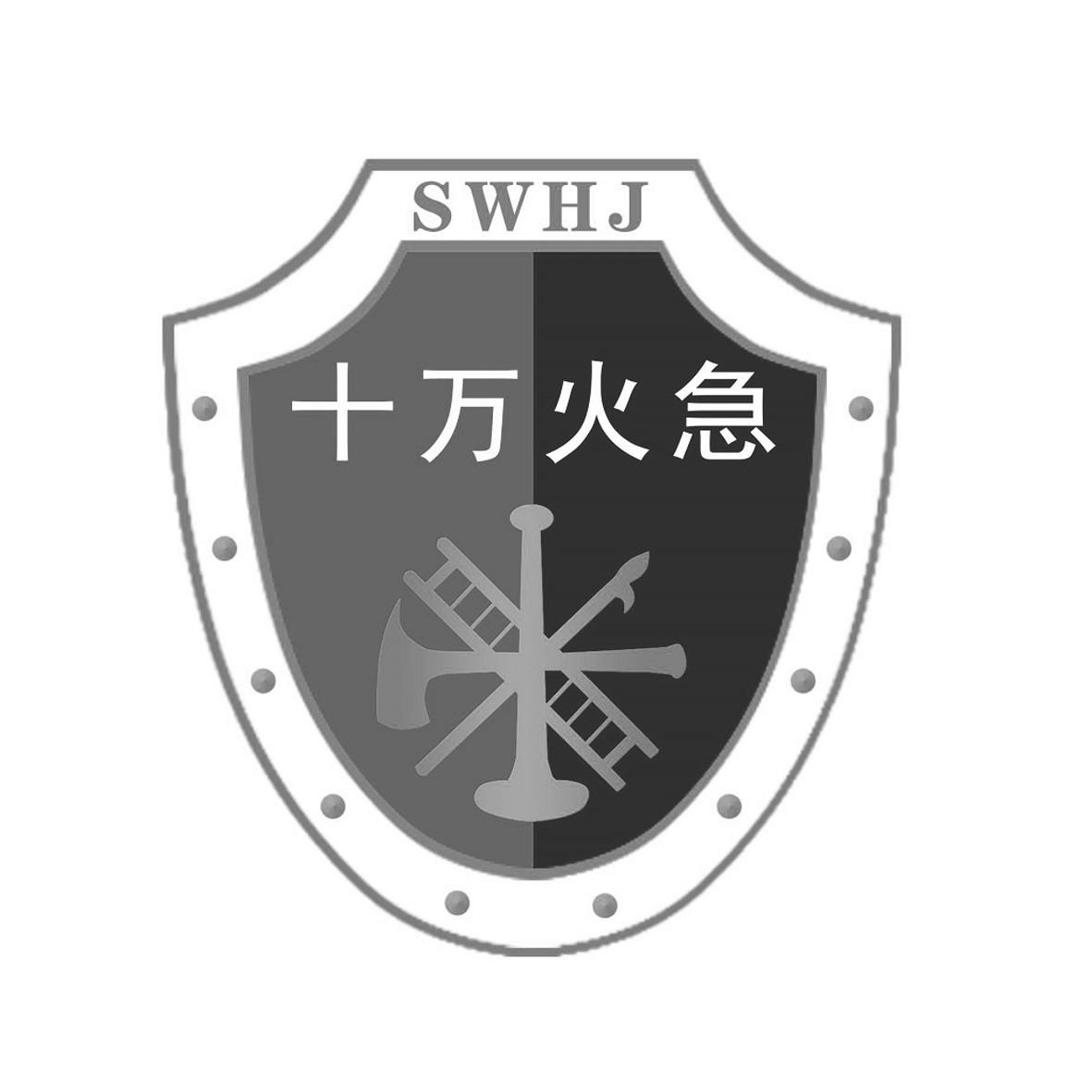 商标文字十万火急 swhj商标注册号 46519280,商标申请人广西十万火急