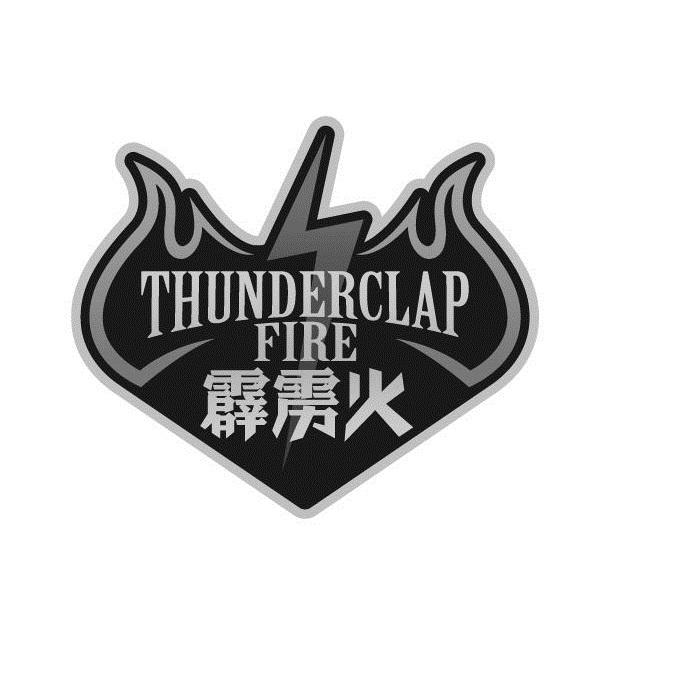 商标文字霹雳火 thunderclap fire商标注册号 18116964,商标申请人