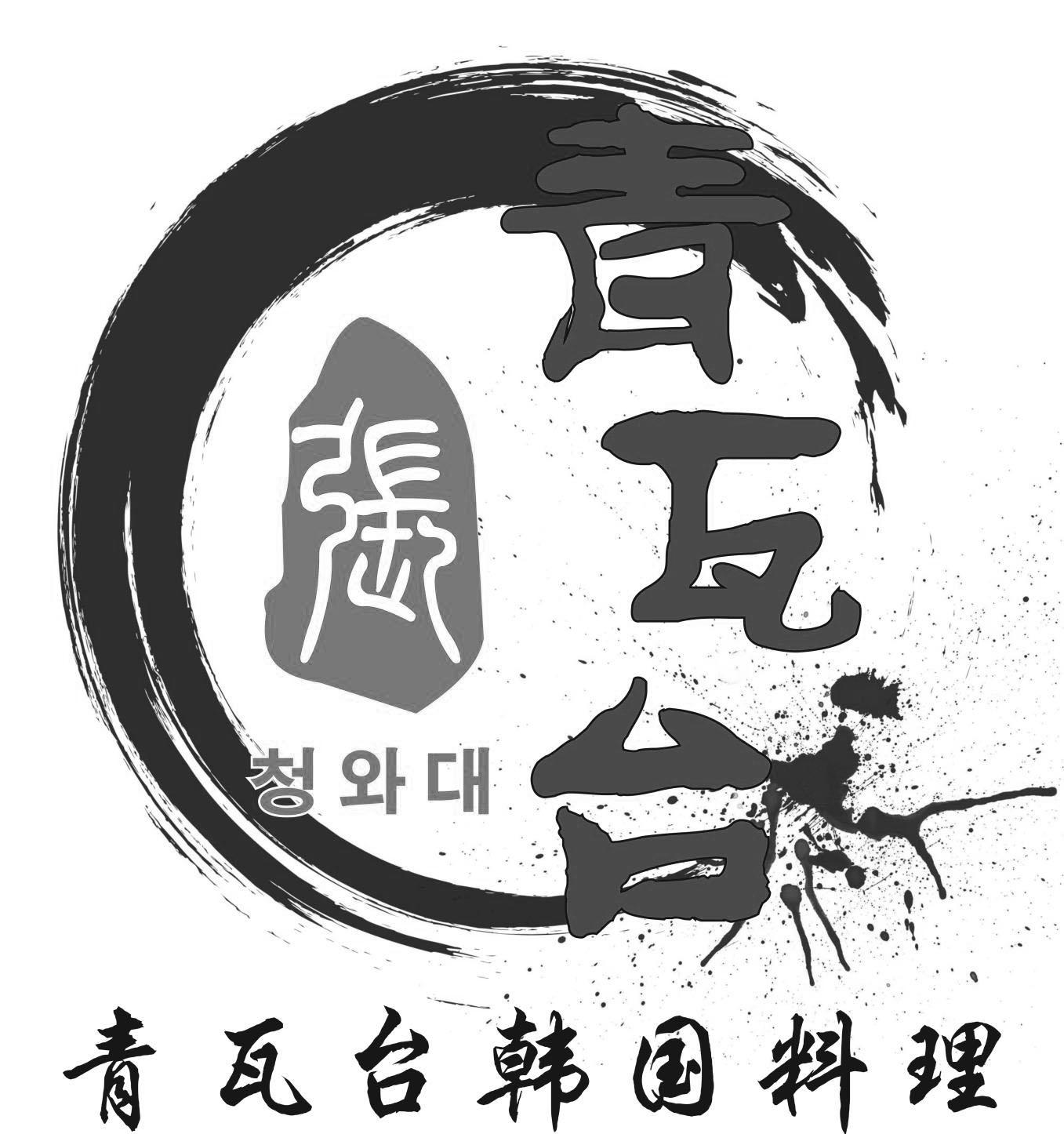 商标文字张 青瓦台 青瓦台韩国料理商标注册号 49060569,商标申请人张