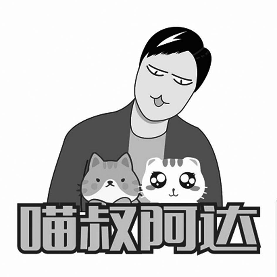 商标文字喵叔阿达商标注册号 43554856,商标申请人天津