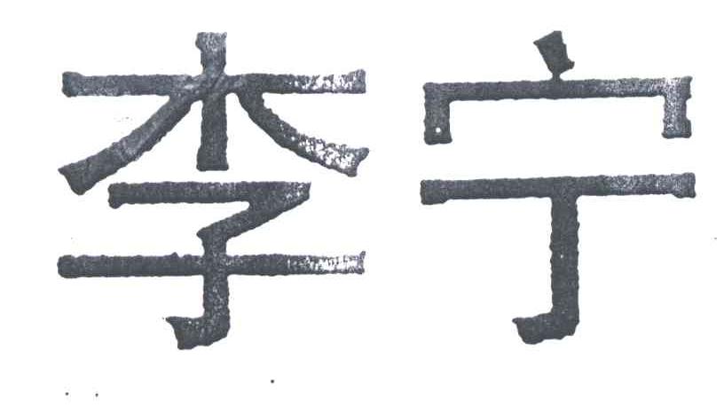 李宁商标标样