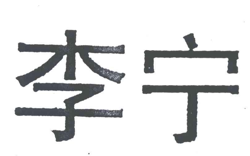 李宁商标标样