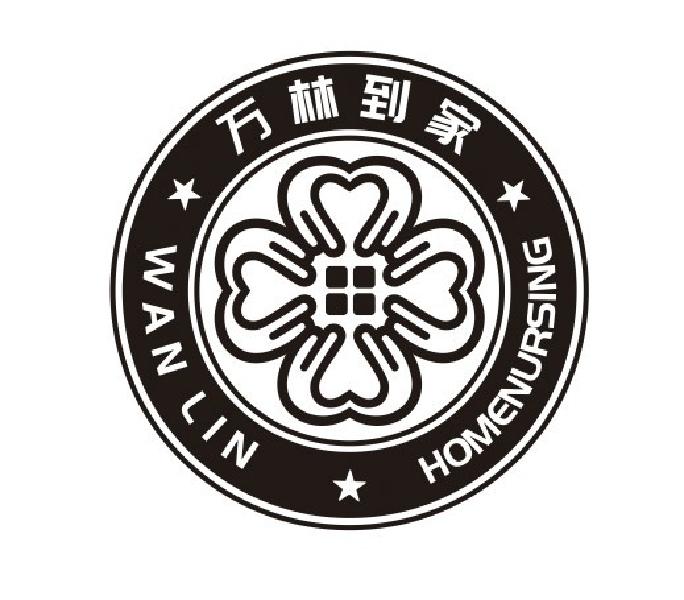 商標文字萬林到家 wan lin homenursing商標註冊號 45293439,商標申請