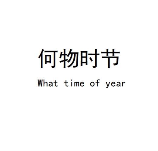 转让商标-何物时节 WHAT TIME OF YEAR