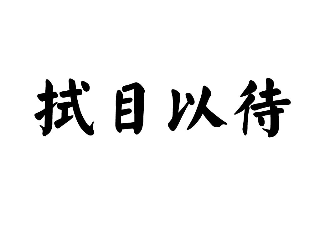 商标文字拭目以待商标注册号 23006545,商标申请人台州市自古眼镜有限