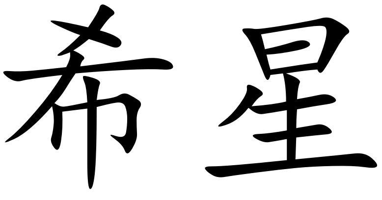 商标文字希星商标注册号 53972869,商标申请人上海益申机电仪表成套