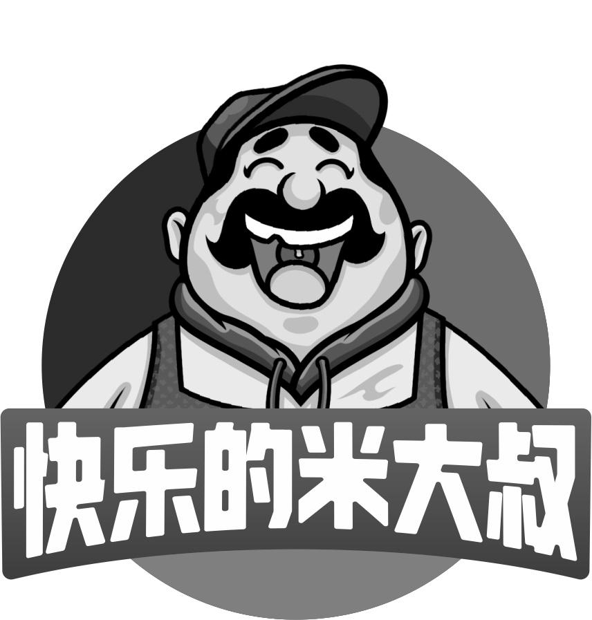 商标文字快乐的米大叔商标注册号 57584599,商标申请人占志南的商标
