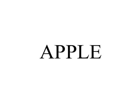 APPLE商标标样