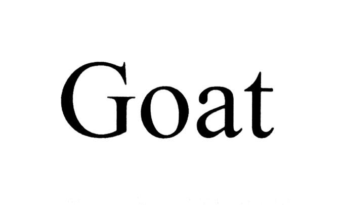 商标文字goat商标注册号 16230106,商标申请人绍兴市稳发针纺绣品有限
