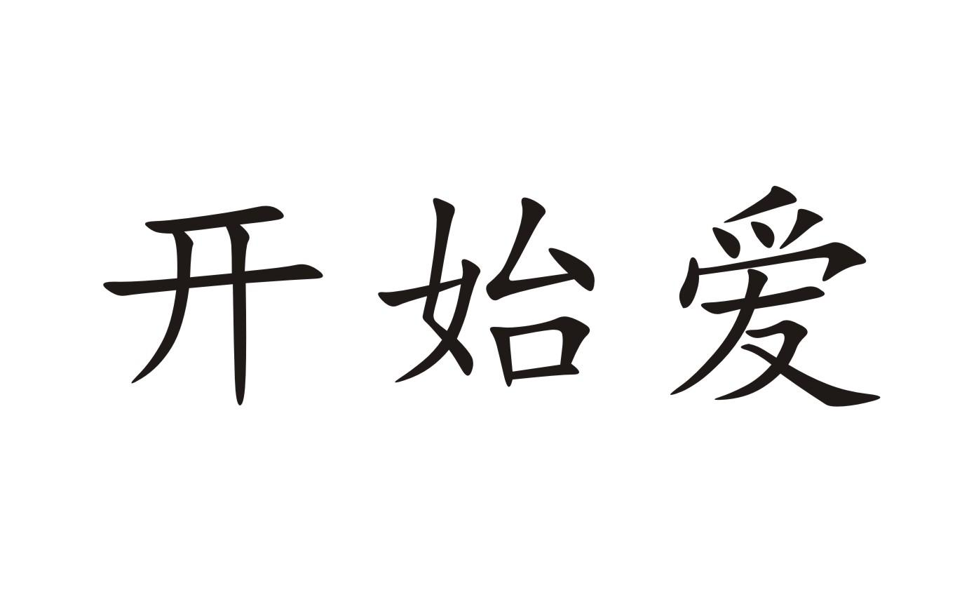 商标文字开始爱商标注册号 49256680,商标申请人田利利的商标详情