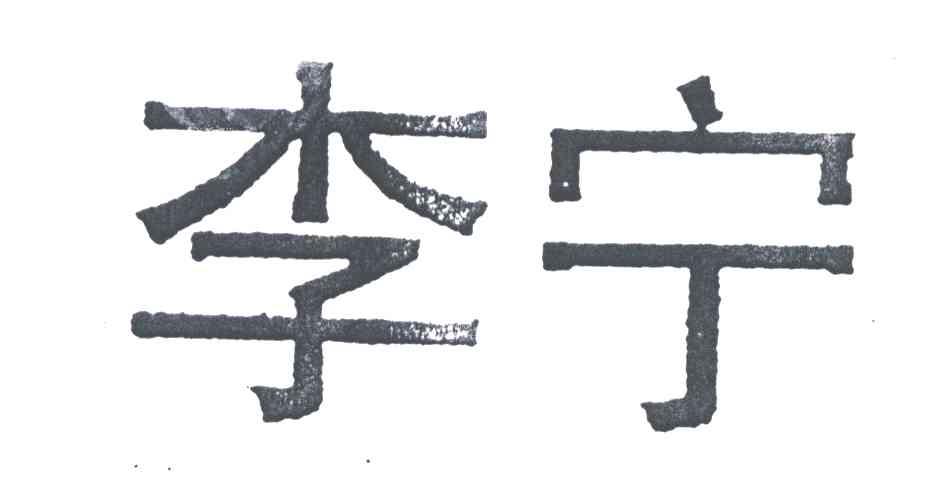 李宁商标标样