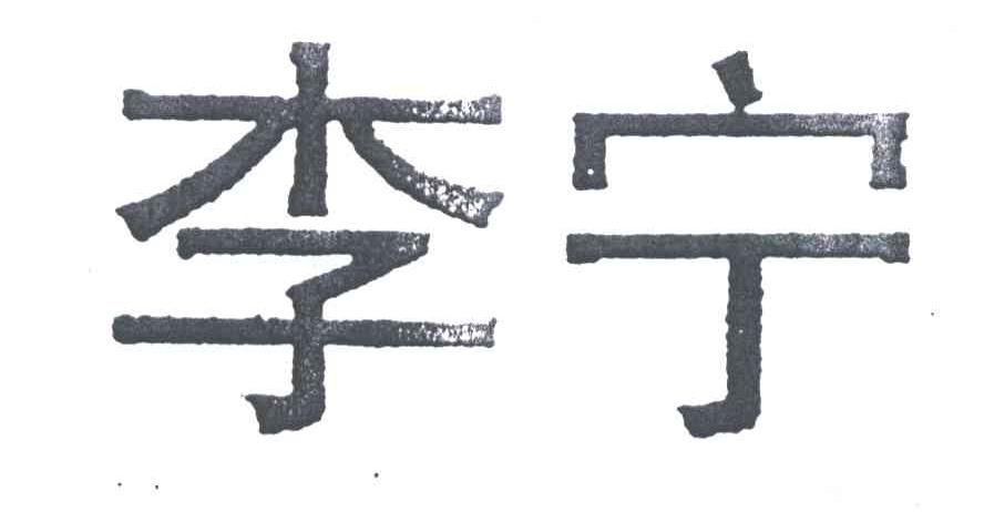 李宁商标标样