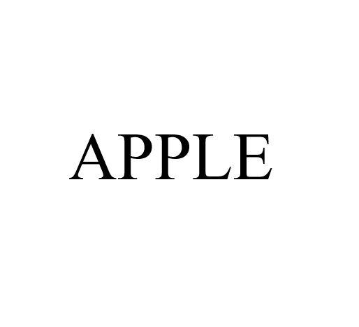 APPLE商标标样