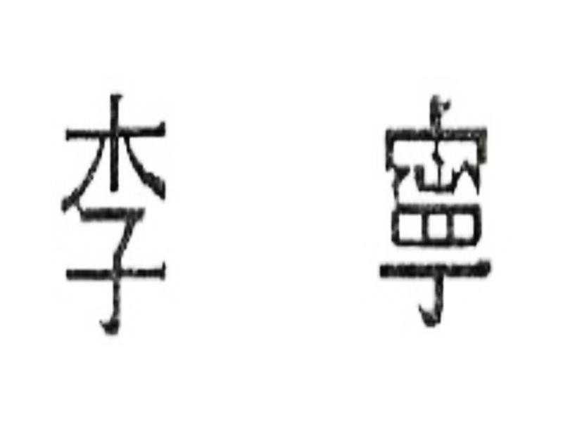 李宁商标标样