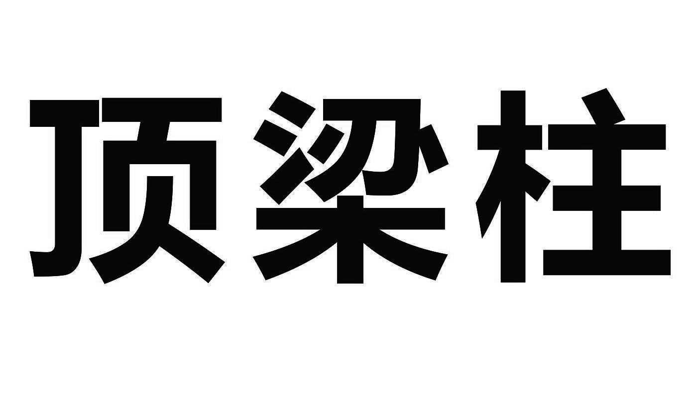商标文字顶梁柱商标注册号 43510474,商标申请人四川顶