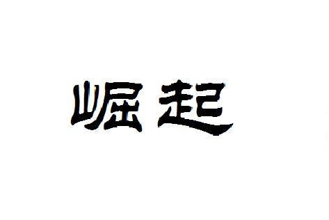 商标文字崛起商标注册号 40031370,商标申请人陕西乐华欢乐世界文化