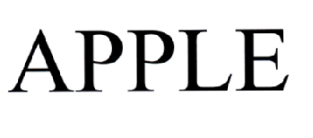APPLE商标标样