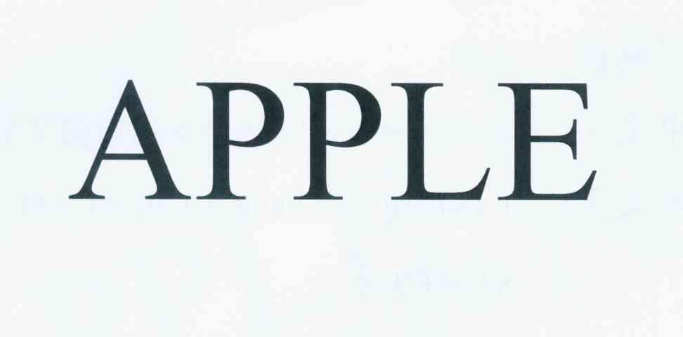 APPLE商标标样