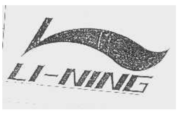 LI-NING商标标样