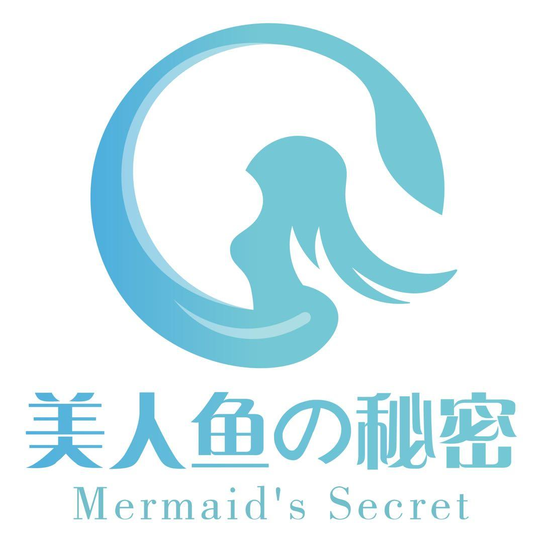 美人鱼字体logo图片